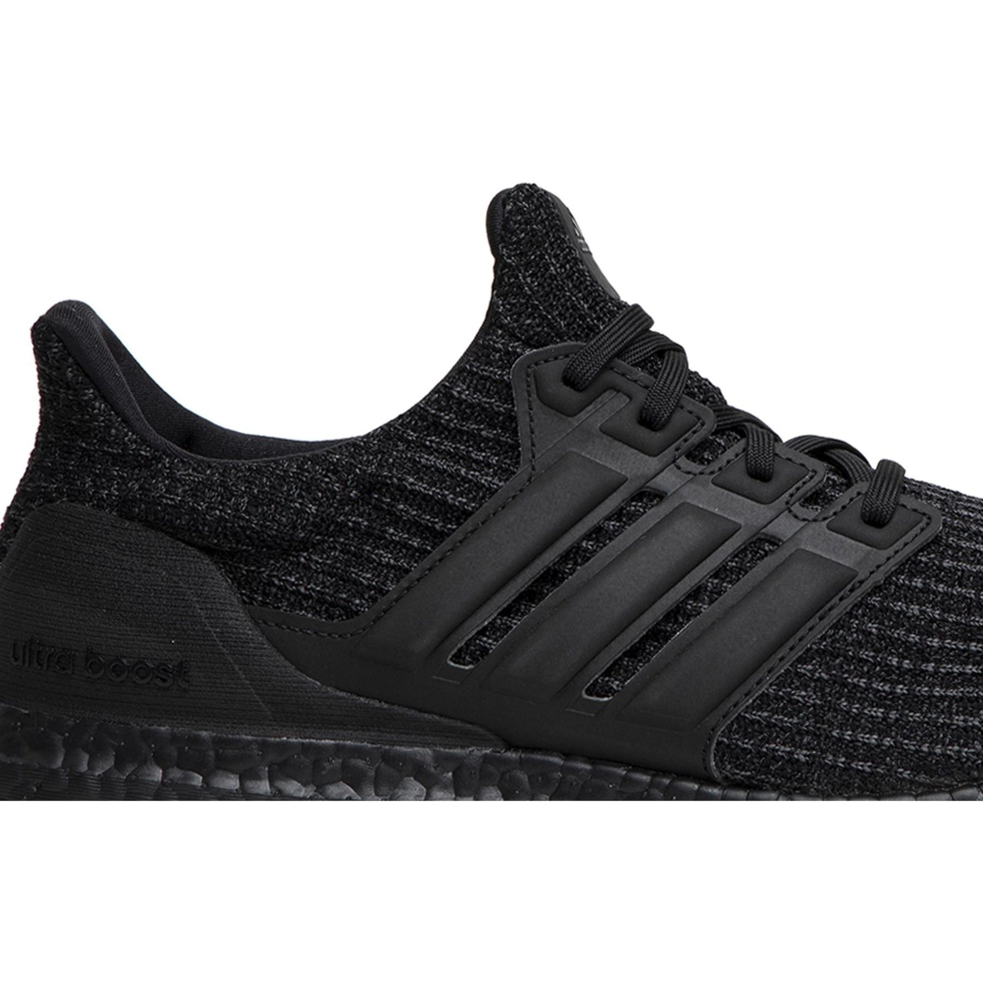 Adidas UltraBoost 4.0 Triple Black — back / heel