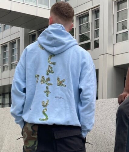Travis Scott Cactus Jack Motherboard Hoodie I Light Blue — sole