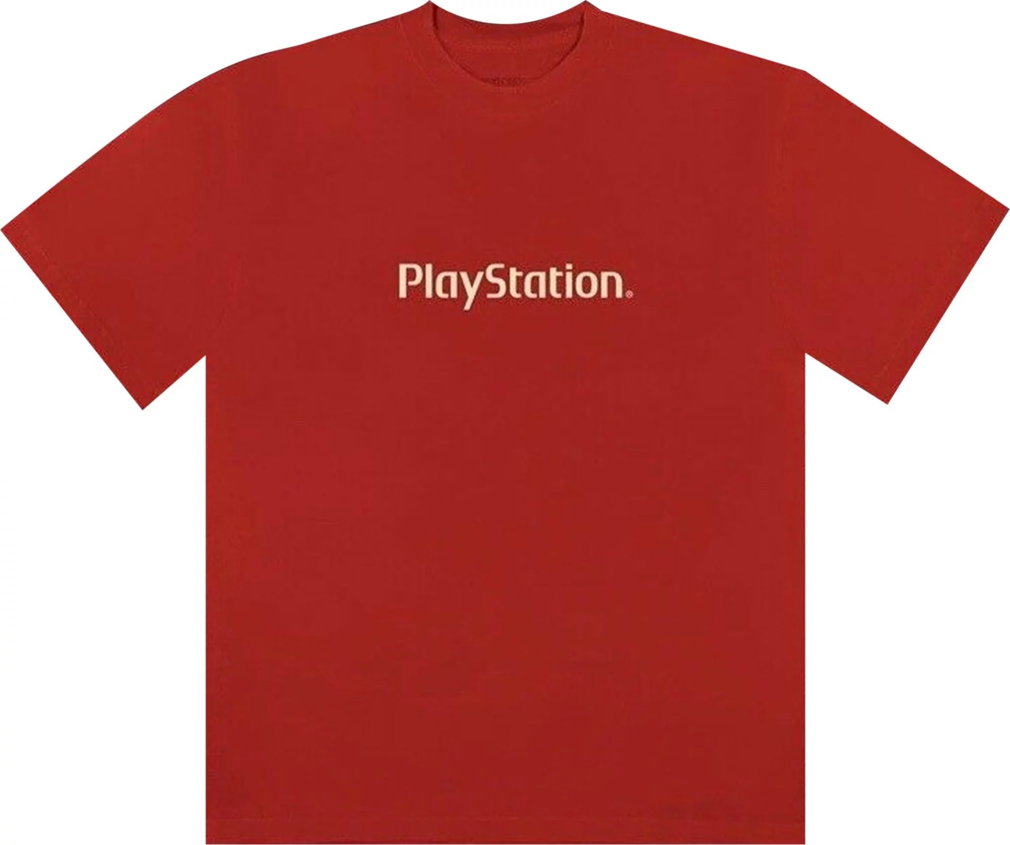 Travis Scott Cactus Jack Motherboard Logo IV T-Shirt Red — main view