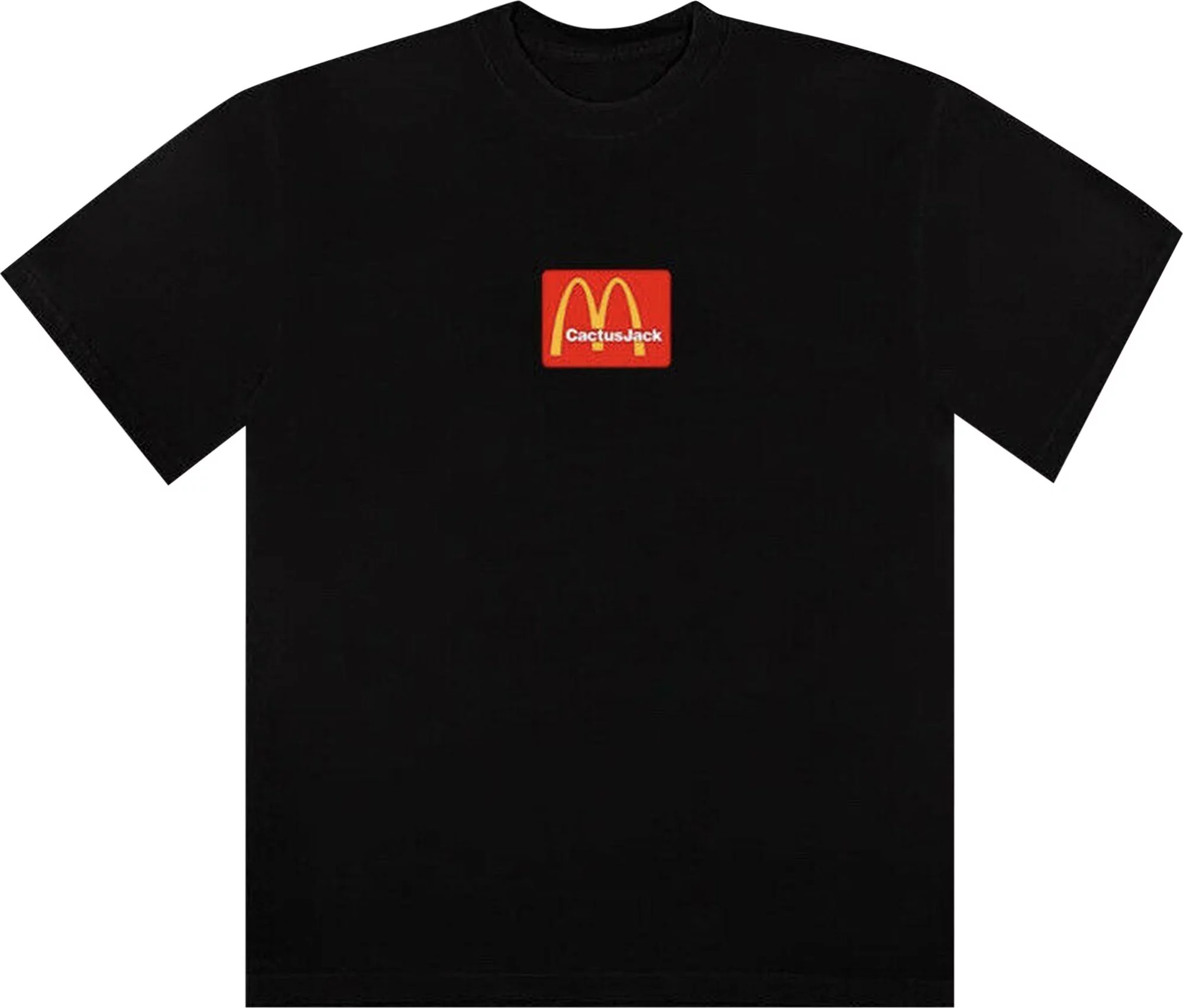 Travis Scott Cactus Jack x McDonald's Sesame T-Shirt II Black/Red — main view