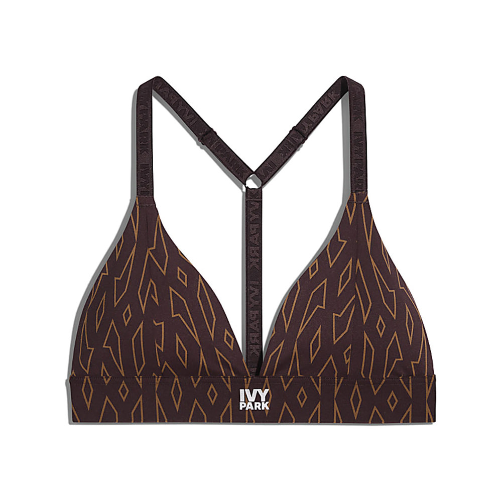 Adidas Ivy Park Low Support Triangle Bra Night Red/Wild Brown — sole