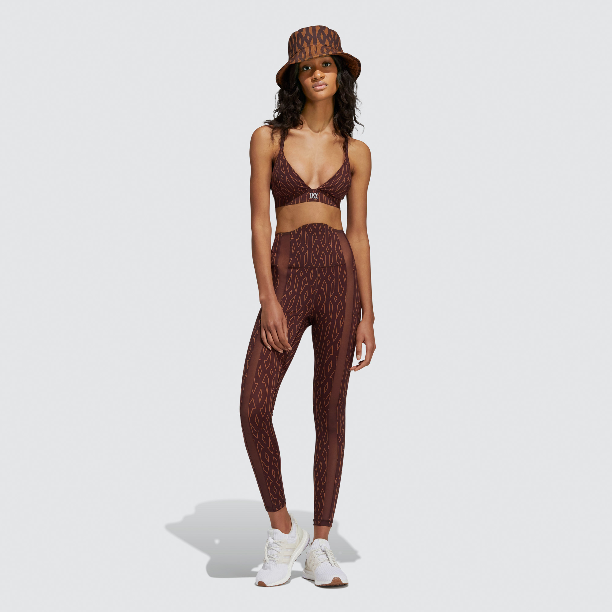 Adidas Ivy Park Low Support Triangle Bra Night Red/Wild Brown — box / packaging