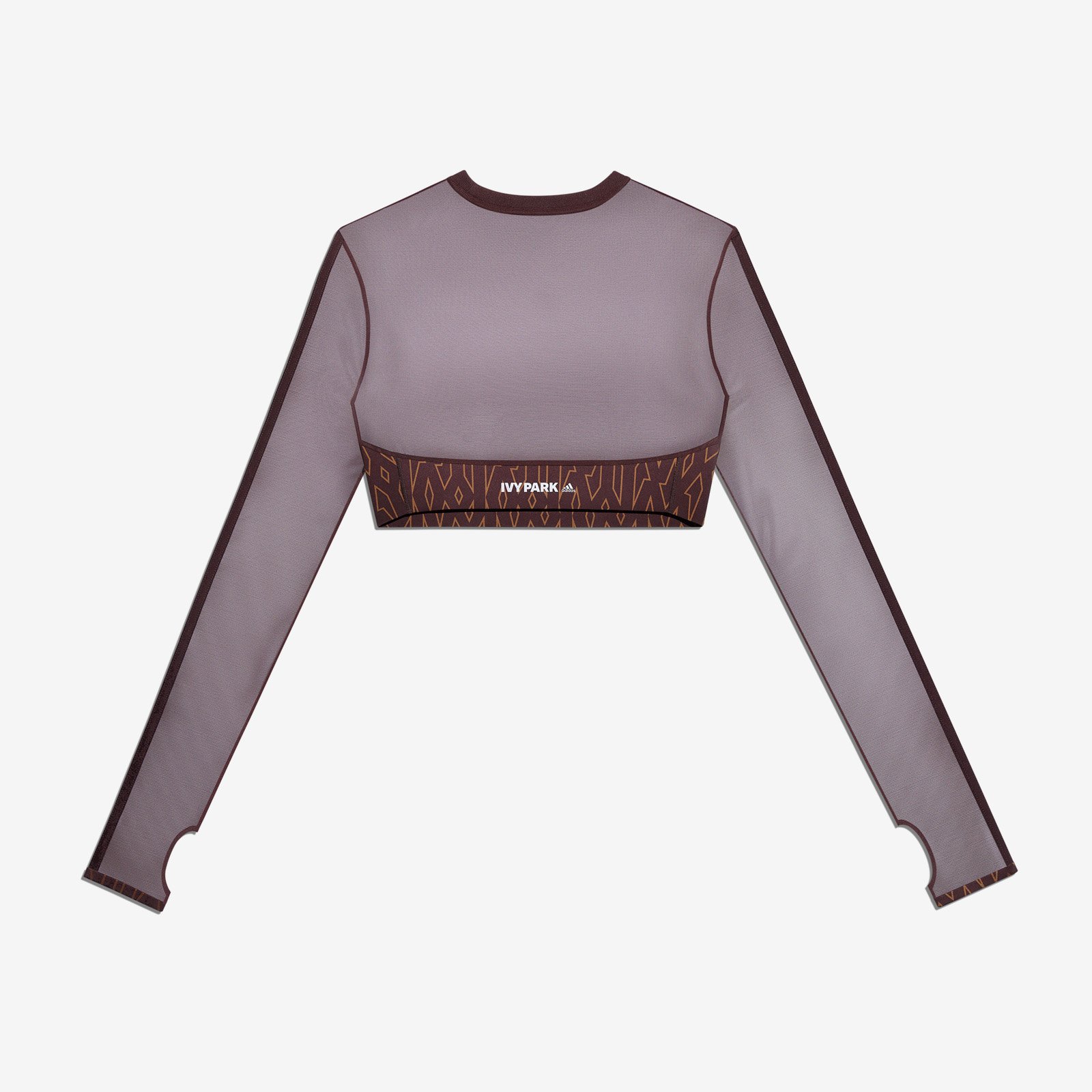Adidas Ivy Park Monogram Crop — back / heel
