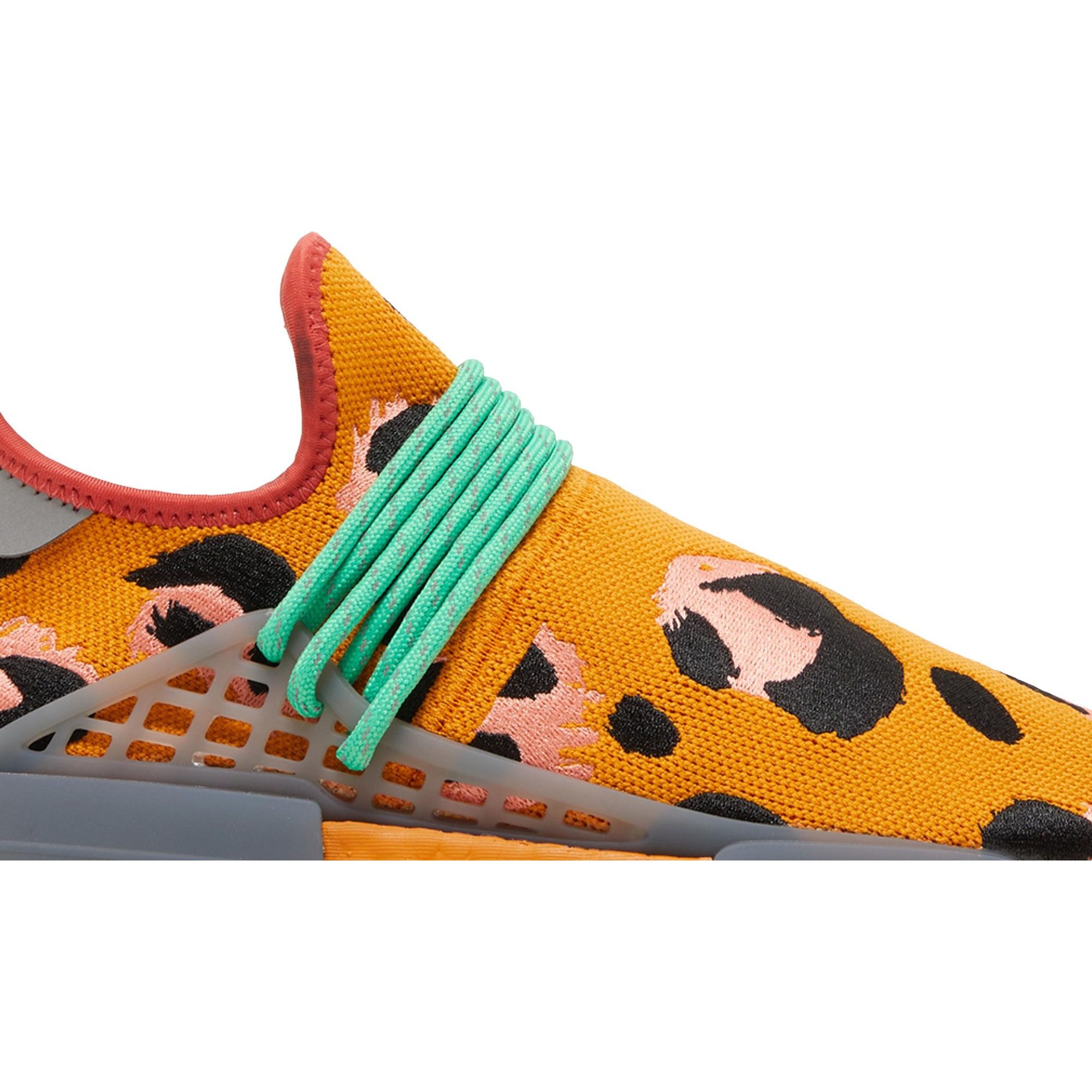 Pharrell x Adidas NMD Human Race Animal Print — back / heel
