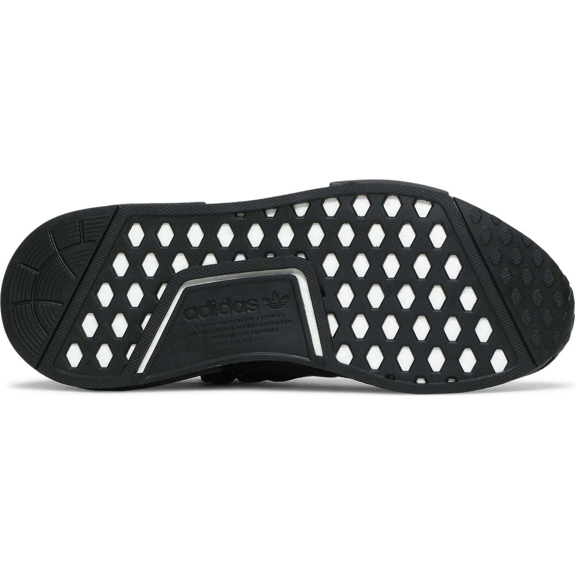 Pharrell x Adidas NMD Human Race Triple Black — detail